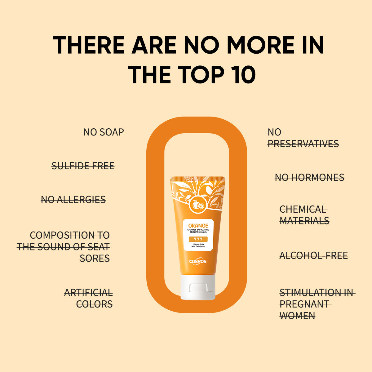Apelsin Exfolierande Whitening Gel